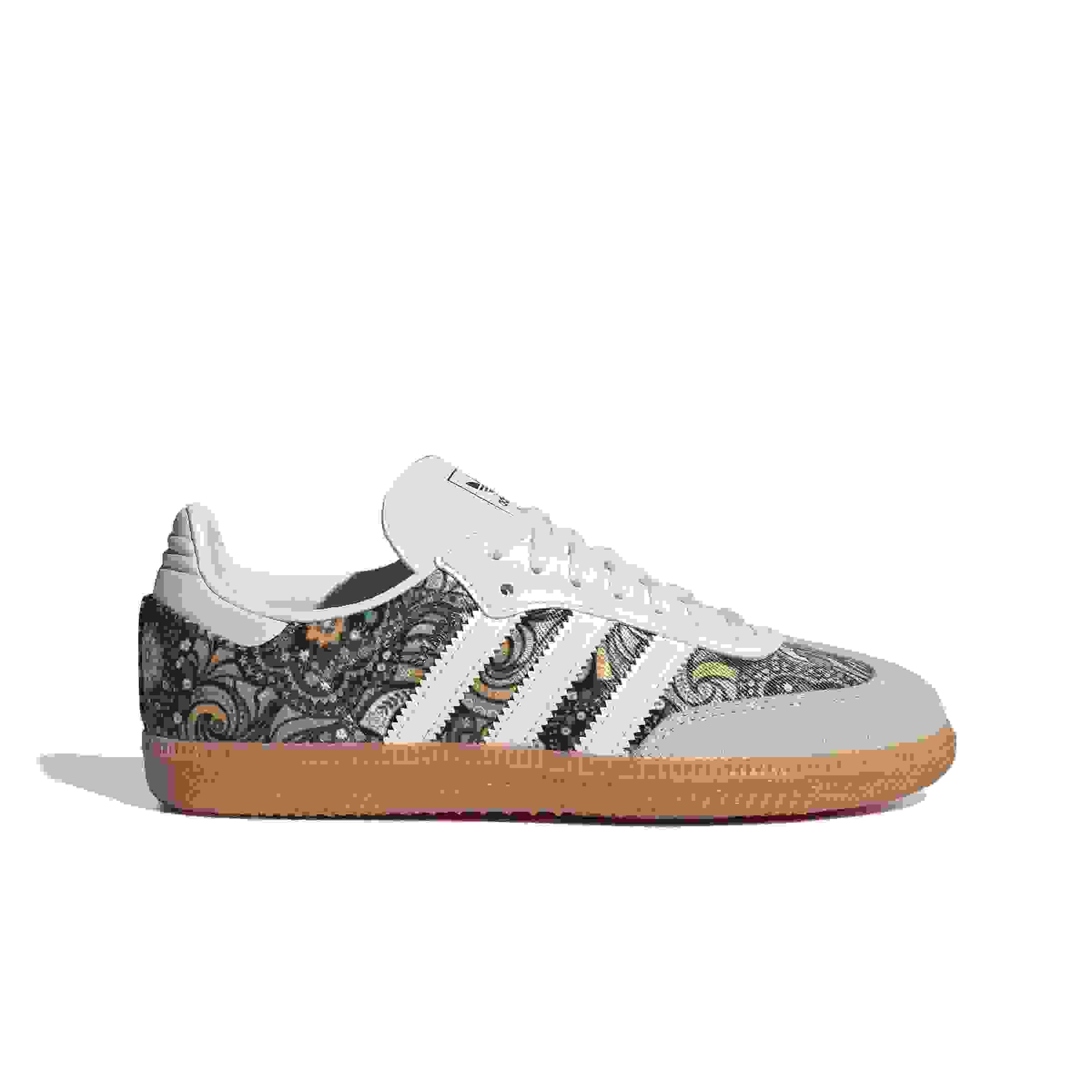 adidas Originals Liberty Samba OG Grade School Girls' "Core White/Orchid Fusion/Gum 2" Shoe